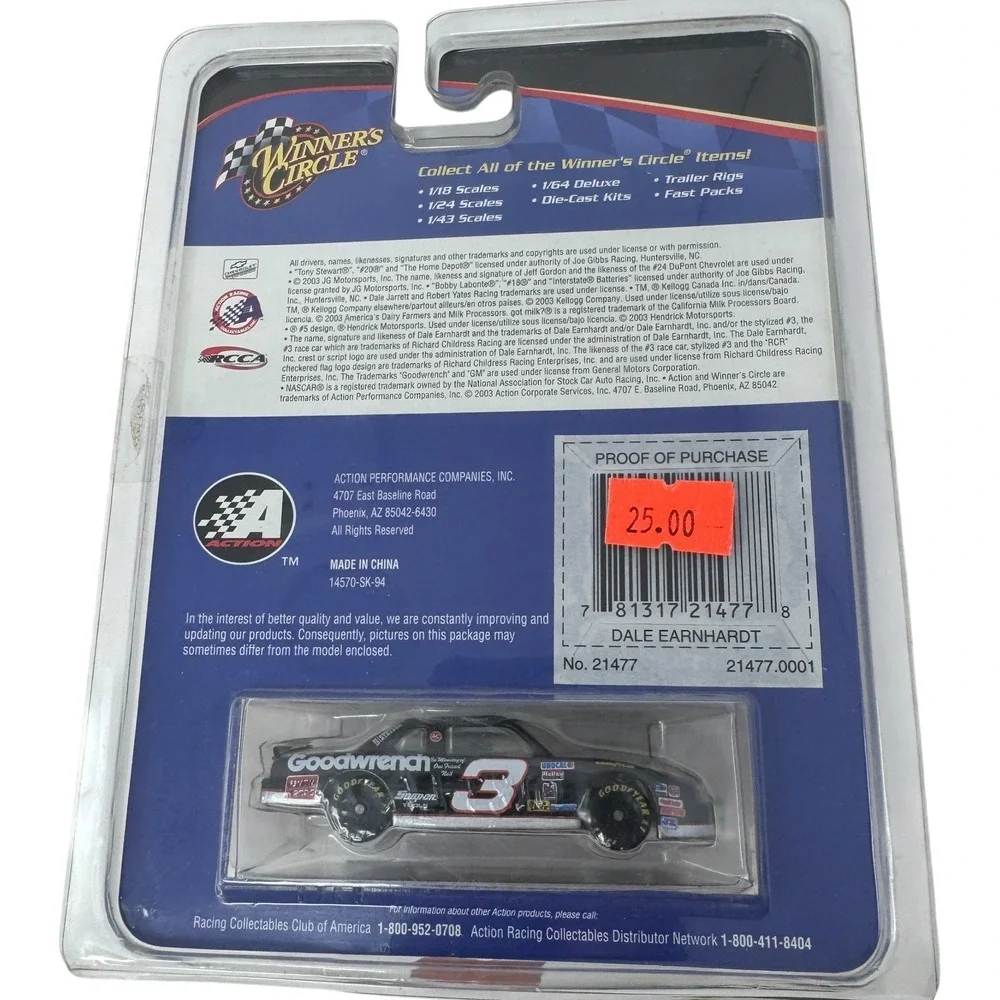 Dale Earnhardt #3 1994 Champion Winners Circle Decade Champions 1:64 2003 NIP